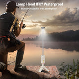 Lavaudio Camping Lantern with Bluetooth Speaker, Telescopic