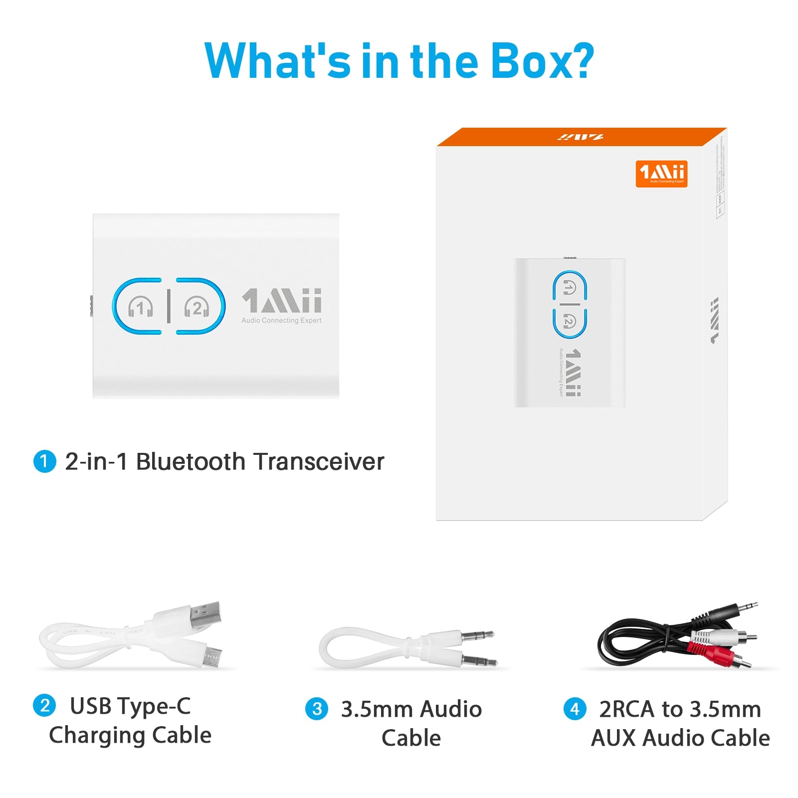 ML300 Mini émetteur et récepteur audio Bluetooth