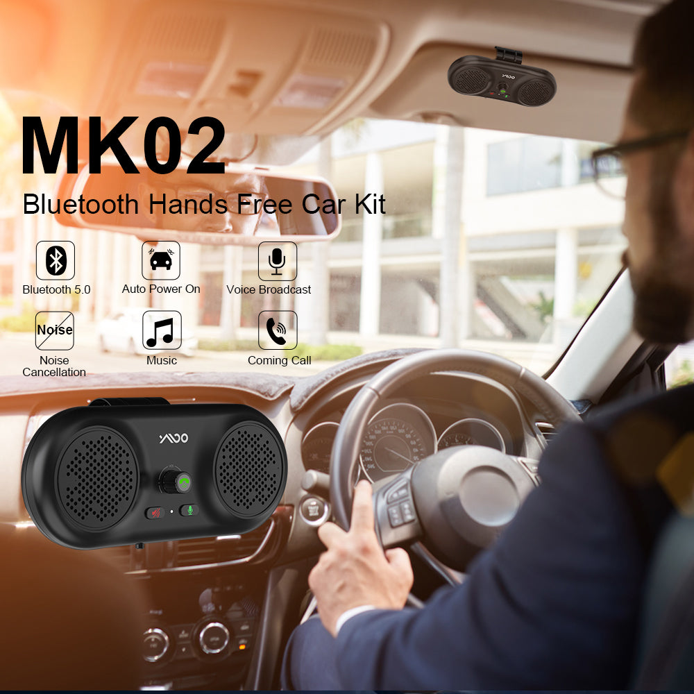 YMOO MK02 Haut-parleur de voiture Bluetooth