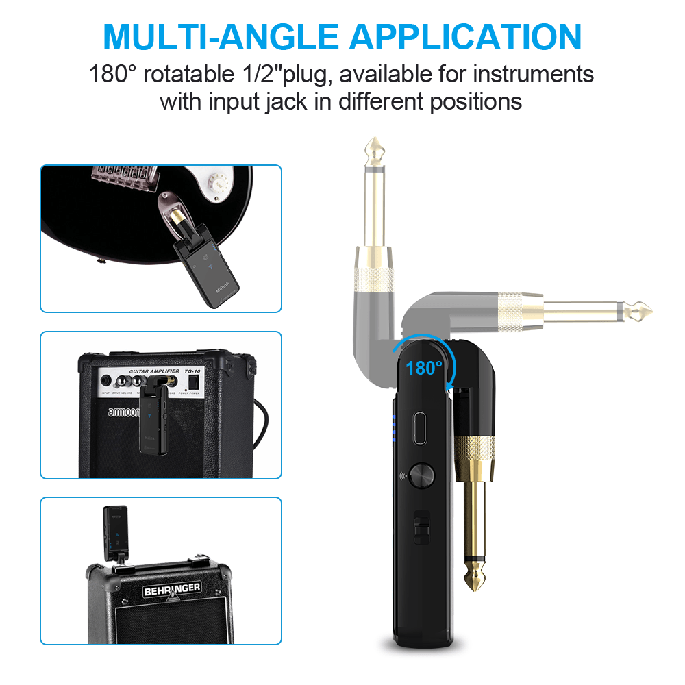 M2 Wireless Guitar Transmitter & Receiver - 1mii.shop