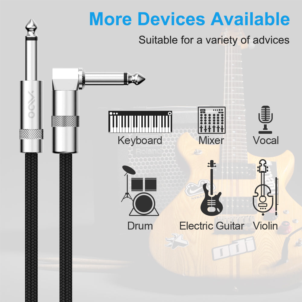 Gitarrenkabel 10FT Kabel für elektrische Instrumente