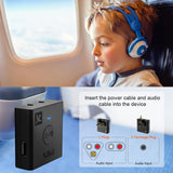 Adaptador de audio de avión inalámbrico B05