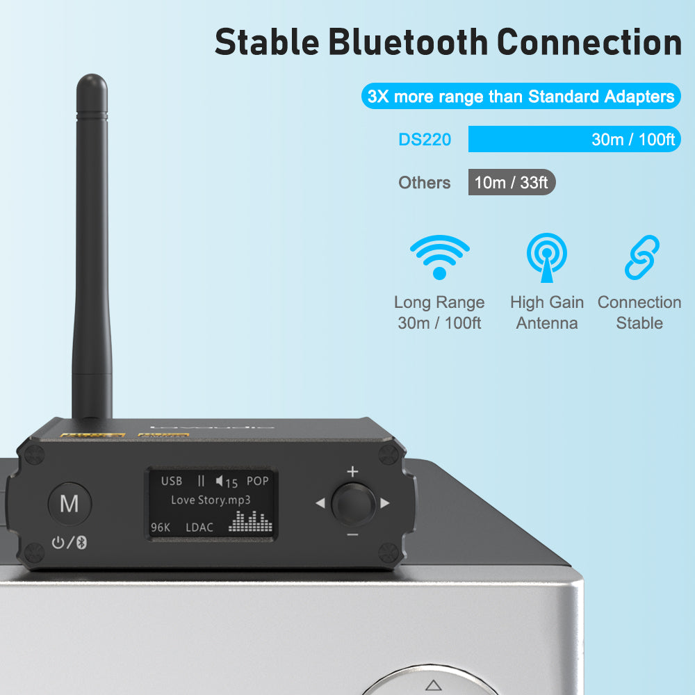 Lav audio DS220 HiFi Bluetooth-Empfänger